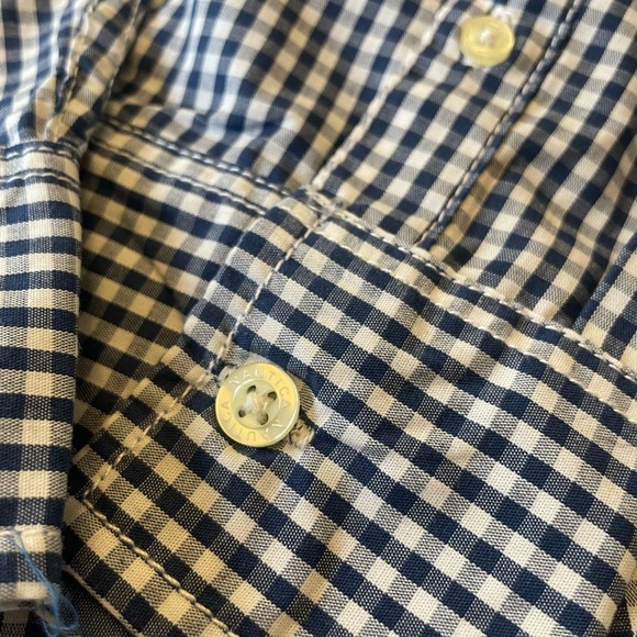 Nautica Blue Checkered Button-Up Shirt‎ - Picture 6 of 9